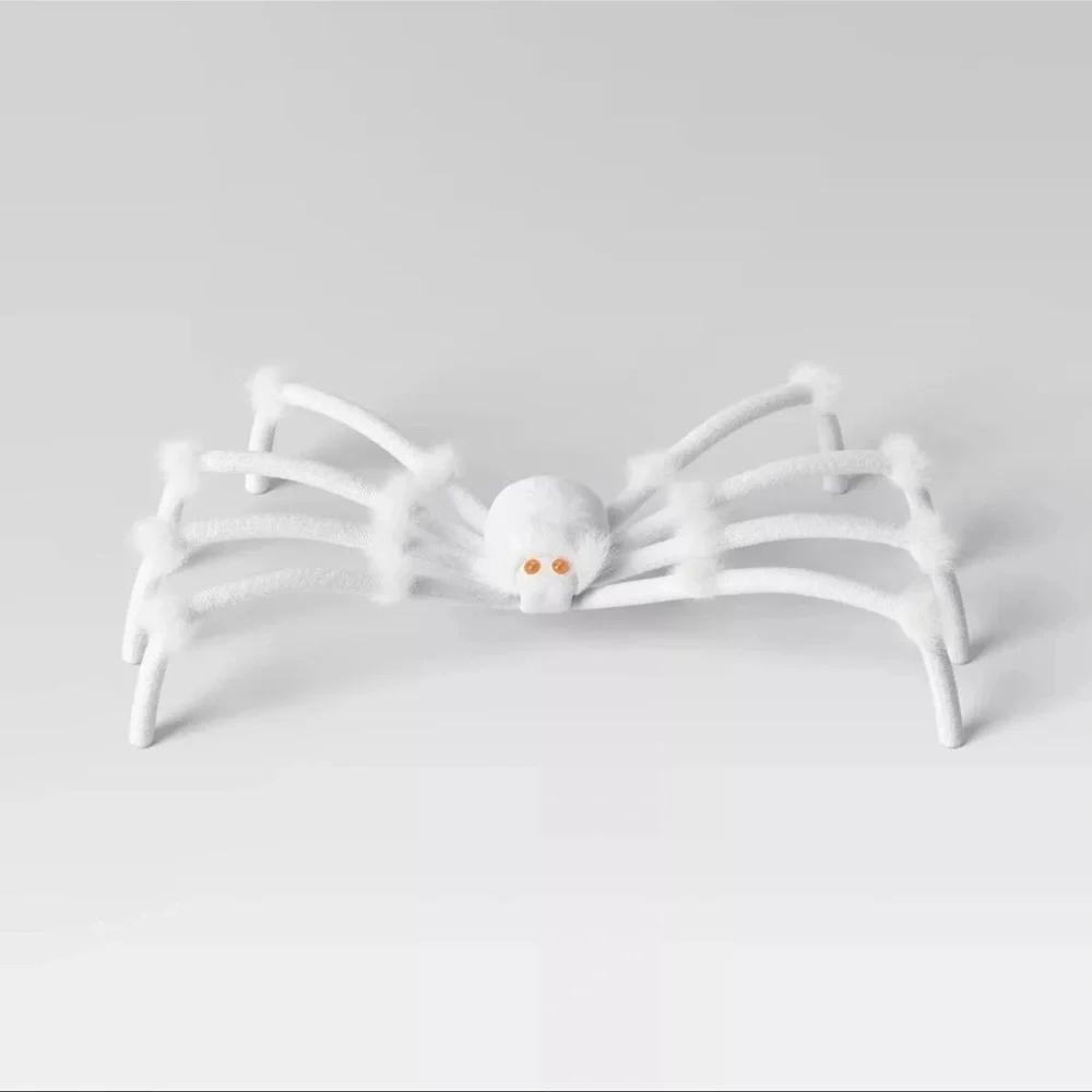 Adorable White Spider decoration.